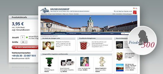 Museumsshop im Schloss